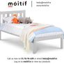 Una Single Bed - Dove Grey Image 3
