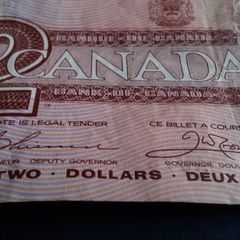 Canadian Two Dollar Bill. Thiessen-Crow 1986. (Price reduction)