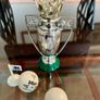 Subbuteo F.A Premier League Trophy and 2 Premier League Mitre Balls Black Scoreboard Image 7