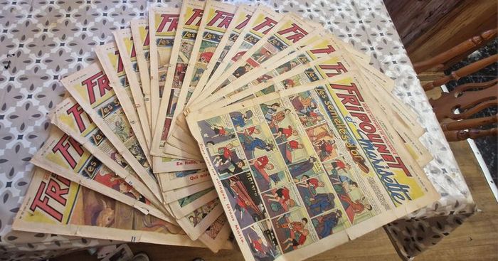 17x rare 1950 fripounet & marisette - inc. christmas eve issue #52