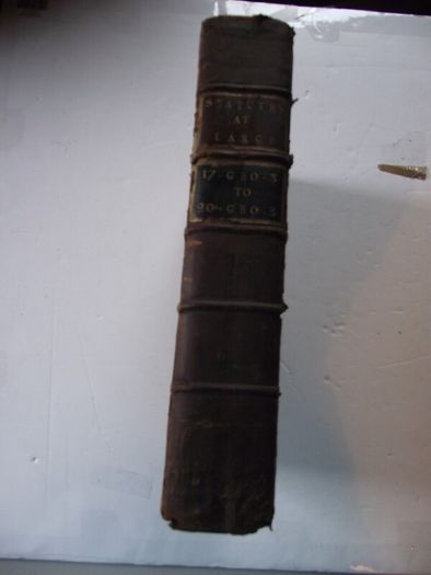 The Statutes at Large - (King George the Third) - by Charles Eyre and William Strahan in London 1780