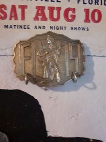 Elvis belt buckle