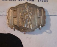 Elvis belt buckle
