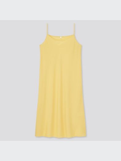 Uniqlo Rayon Georgette Volume 3/4 Sleeved Flared Dress