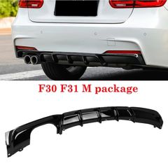 Bmw 3 Series F30 F31 Rear Diffuser M Sport Performance Twin Exhaust Rear Bumper