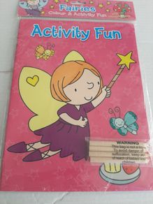 colouring book and pencils 2012