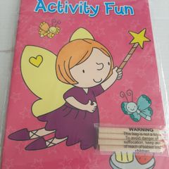 colouring book and pencils 2012