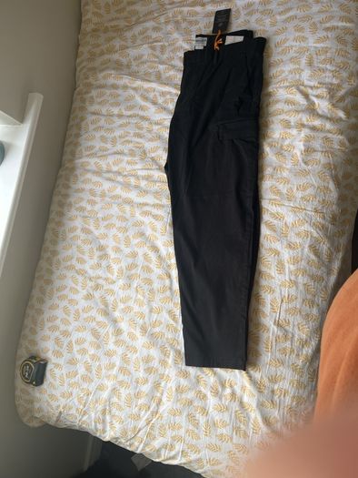 Timberland Men's Black Cargo Pants 34x29