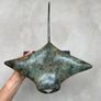 Manta Ray (33cm) - Patinated Bronze Image 9