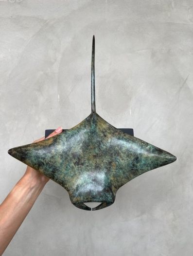 Manta Ray (33cm) - Patinated Bronze