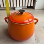 Le Creuset "Cousances " Burnt- Orange Cast iron pot with lid Image 8