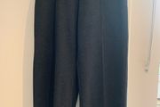 2 x Uniqlo wide-leg trousers (M) like new, charcoal and navy