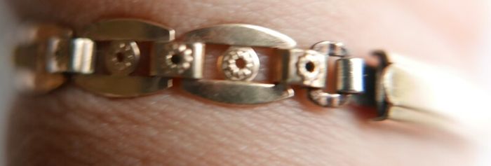Vintage 1930s MONOR Rolled Gold Watch - Working Vintage Ladies Manual Wind Up Wrist Watch Swiss Made