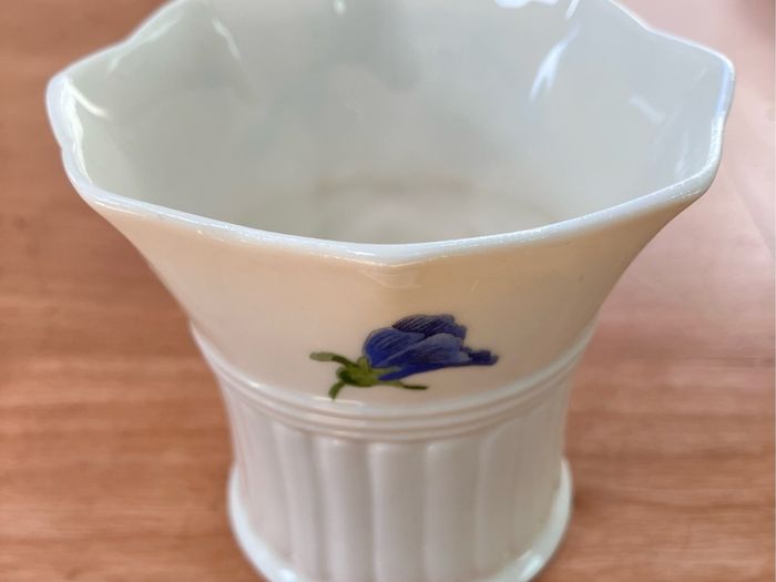 Vintage Belleek "Enchanted Garden" Vase/Votive