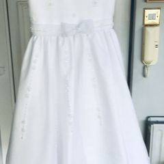 Girls White Communion Dress
