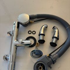 Sonas Form Thermo Bath and Shower Mixer and Sync Waste