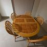 Extendable dining table and 5 chairs Image 2