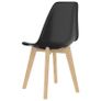 5 Piece Dining Set Black Image 9