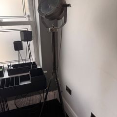 Industrial Tripod Floor Lamp