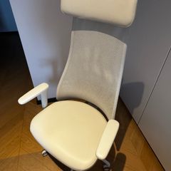 IKEA JARVFJALLET Office Chair Grann White Armrests