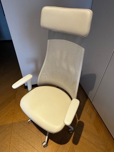 IKEA JARVFJALLET Office Chair Grann White Armrests