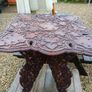 Large Antique Anglo-Indian Campaign Table Image 9