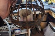 Medieval style candle holder cage 2