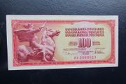 Yugoslavia 1978.100 Dinara Banknote.Very Fine.