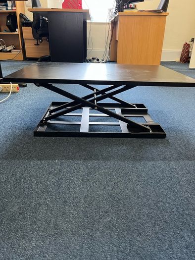 Desk riser for standing desk