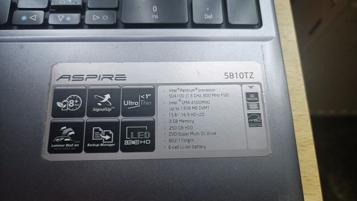 Zorin Acer Aspire Laptop