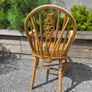 Vintage wheelback armchair Image 5