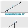 Microphone Stand - Tripod Boom Mic Stand with Carrying Bag Image 3