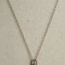 Vintage Sterling Silver .925 Azuni Pendant and Necklace - Full Hallmark length 18" - 3,2g Image 3