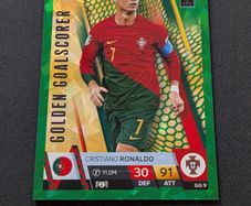 Cristiano Ronaldo Golden Goalscorer Green Emerald Parallel Topps Match Attax Uefa Euro 2024