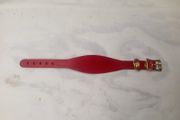 Leather whippet collar