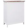 Side Cabinet with 6 Drawers Brown 60x30x75 cm Paulownia Wood Image 4