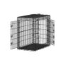 Foldable Dog Cage XXL  with 2 Doors Removable Plastic Tray  Heavy Duty Metal Wire Crate for Large Dogs Image 2