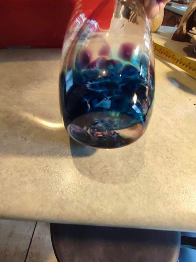 Jerpoint Glass Tulip Vases - Seascape