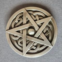 Belt buckle, celtic/pagan design.