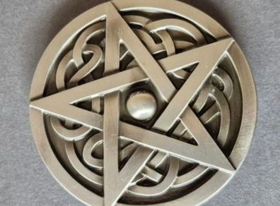 Belt buckle, celtic/pagan design.