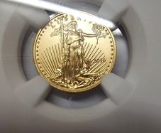 2016 5 Dollar Gold Eagle MS70 NGC 30th Anniversary First Day of Issue Signed By Elizabeth Jones Premium Slab