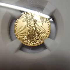 2016 5 Dollar Gold Eagle MS70 NGC 30th Anniversary First Day of Issue Signed By Elizabeth Jones Premium Slab