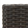 7 Piece Garden Bar Set Poly Rattan Brown Image 10