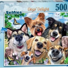 Ravensburger dog delight selfies 500 Jigsaw puzzle