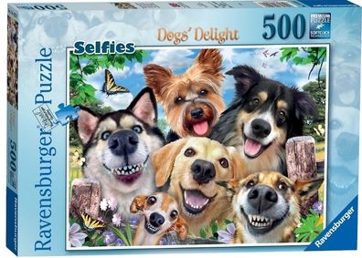 Ravensburger dog delight selfies 500 Jigsaw puzzle