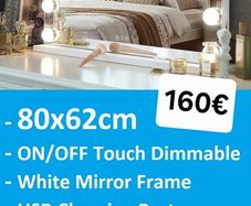 Hollywood Vanity Makeup Desk Cosmetic Mirror