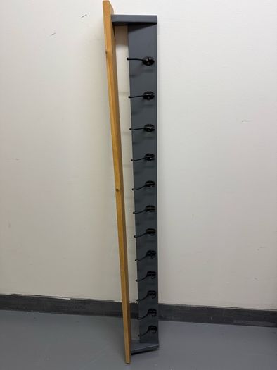 Coat Rack with Shelf - 12 Hooks