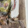 Original Contemporary painting Irish Art Portrait of woman white hair in abstract art Gift Image 9