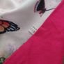 Pink silk scarf Image 3