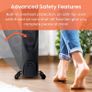 2500W Oil Filled Radiator, 11 Fin - Portable Electric Heater - Built-in Timer, 3 Heat Settings, Adjustable Thermostat, Safety Cut-Off & 24 Hour Timer MULTIPLE COLOURS AVAILABLE (FREE POSTAGE) Image 4